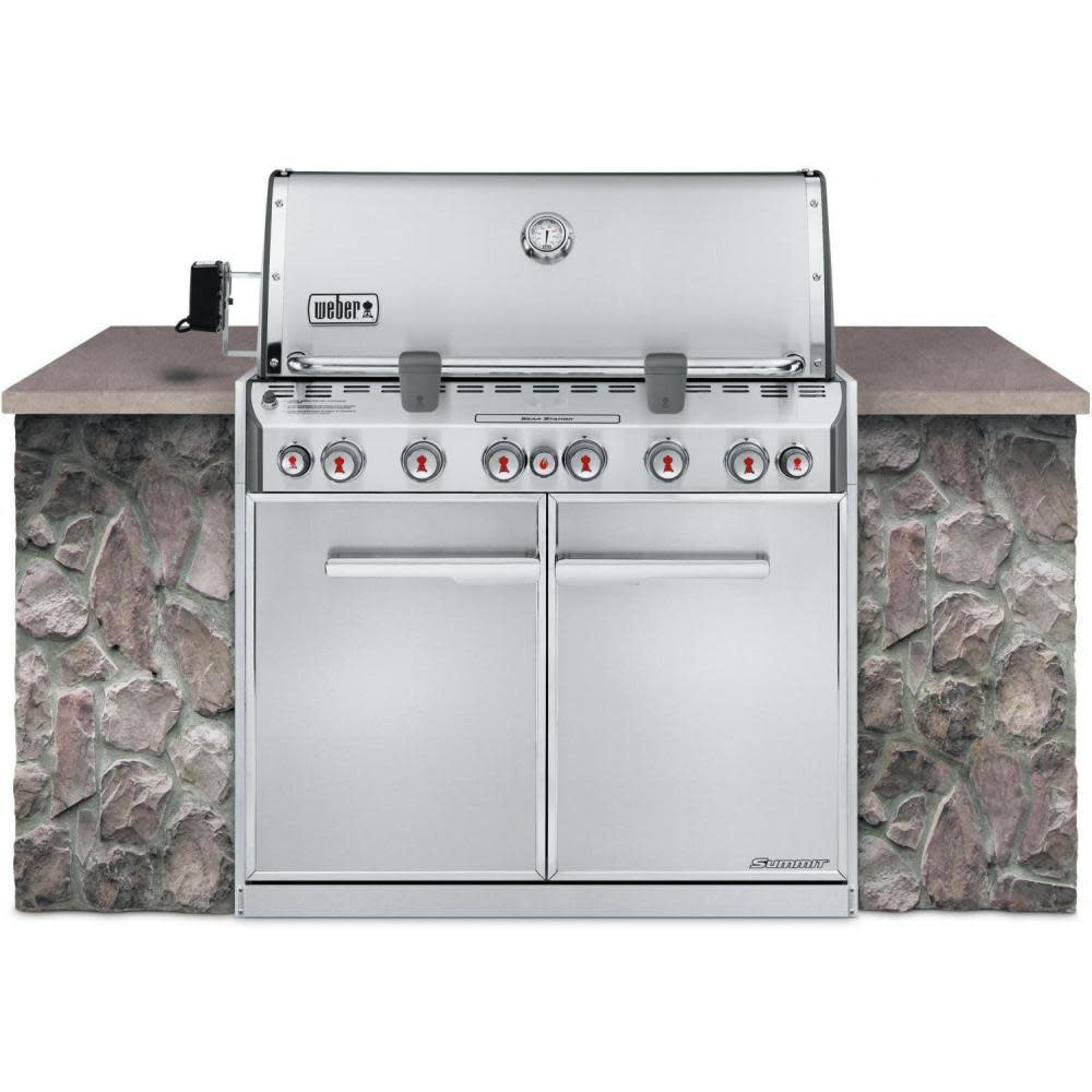 Summit S-660 Gas Grill Stainless Steel LP Built-In - image 1 of 6