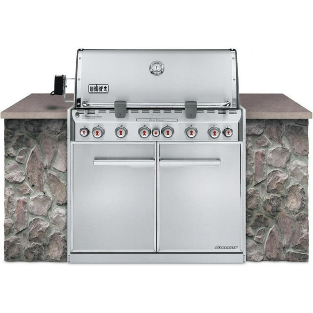 Summit S-660 Gas Grill Stainless Steel LP Built-In
