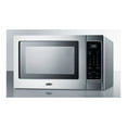 thumbnail image 1 of Summit SCM853 19 inch Compact Microwave With 900 Watts; Digital Touchpad; Brushed Stainless Steel Cabinet; Glass Turntable; End of Cycle Buzzer; Clock; Multiple Power Levels; In Stainless Steel, 1 of 9