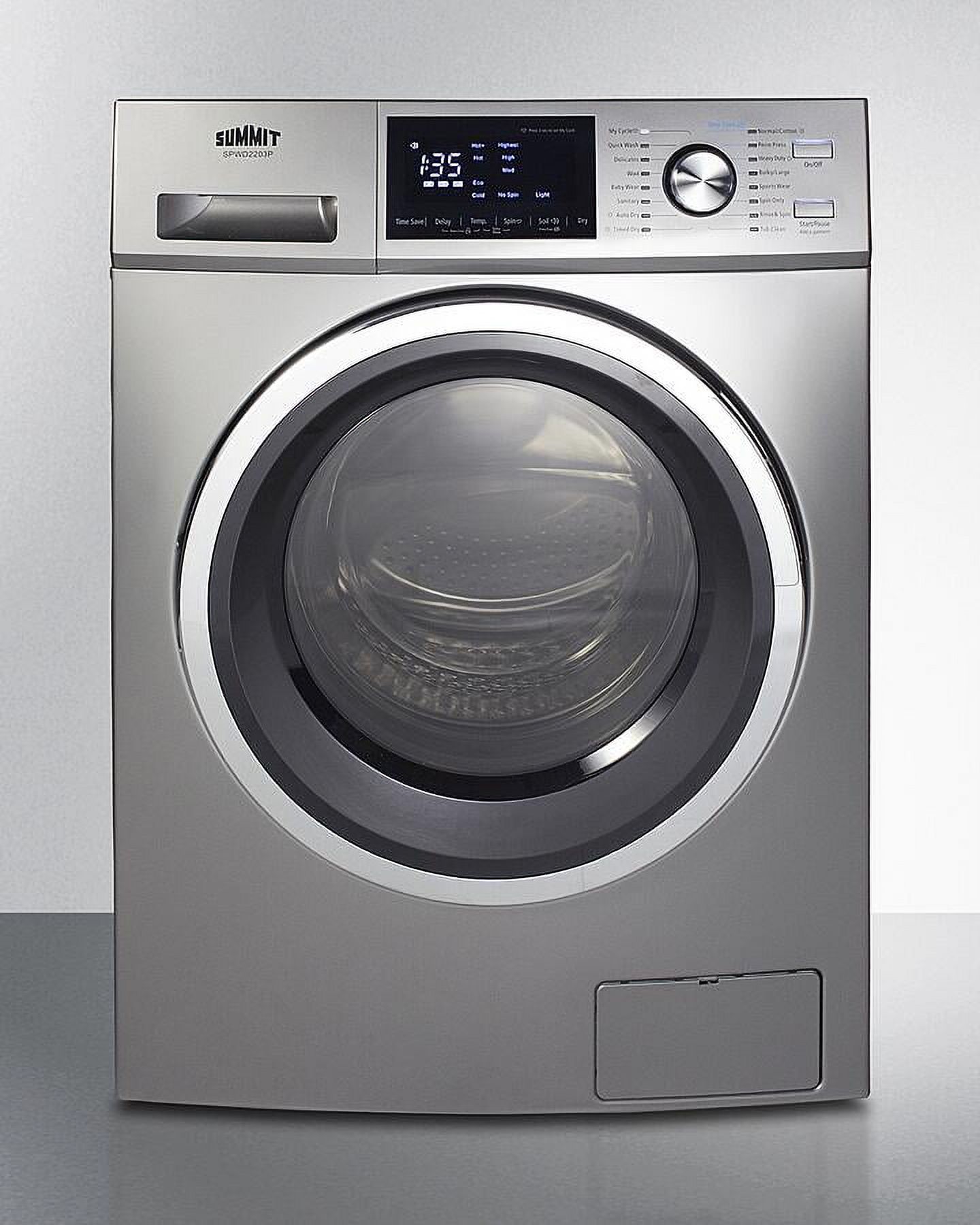 Summit SPWD2203P 24 inch Washer/Dryer Combo with 2.7 cu. ft. Capacity