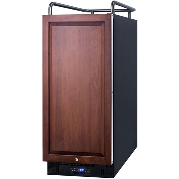 Summit SBC15NKIF 15''W Built-In Kegerator - Black/Panel-Ready