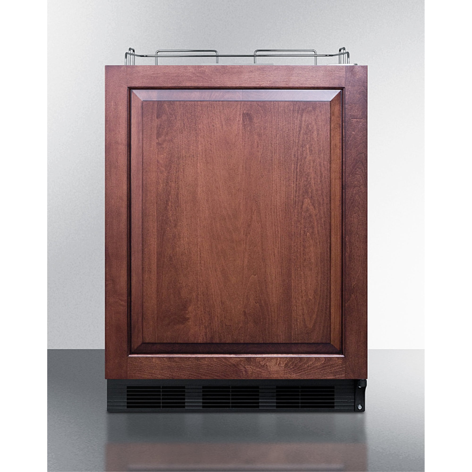 Built-in kegerator for use under ADA compliant counters; no tap kit included