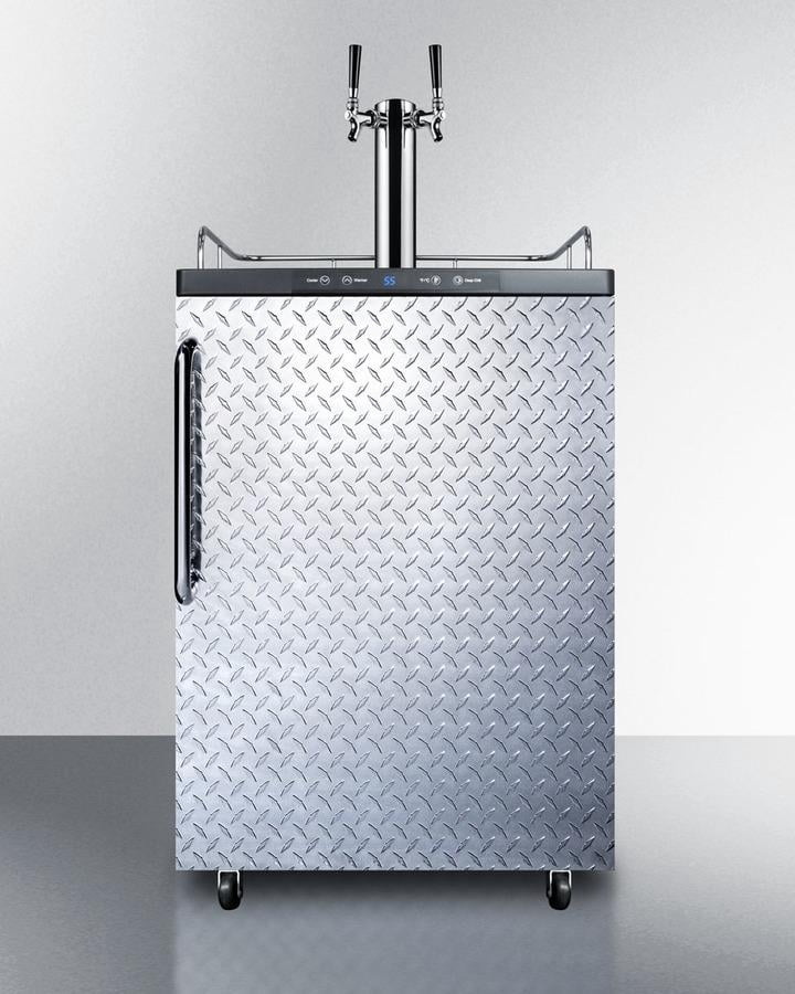 Summit Freestanding Residential Beer Dispenser SBC635MDPLTWIN