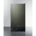 thumbnail image 1 of ADA compliant 18" wide built-in undercounter frost-free freezer with black stainless steel door, lock, and digital thermostat, 1 of 5