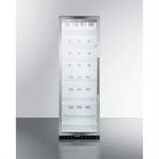Summit Scr1400wlhc Commercial 24" Wide 12.6 Cu. Ft. Left Swing Merchandiser Refrigerator -