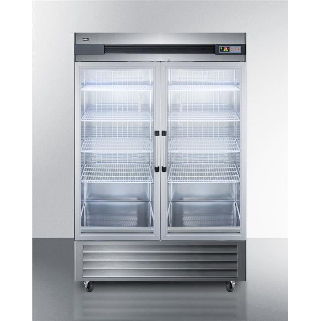 Summit SCR49SSG 56" Wide 49 Cu. Ft. Commercial Reach-In Refrigerator - Stainless Steel