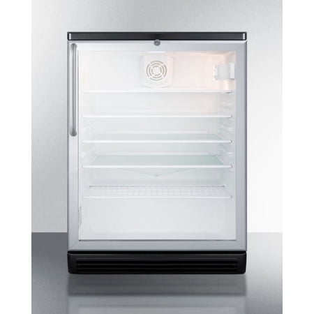 Summit Scr600bgltb 24 Inches Wide Beverage Center - Stainless Steel