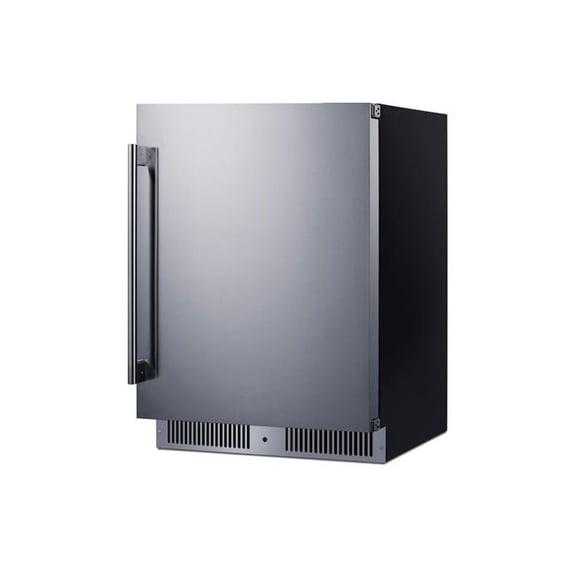 Summit Sdhr2444lhd 24" Wide 3.1 Cu. Ft. Compact Freezerless Refrigerator - Stainless Steel
