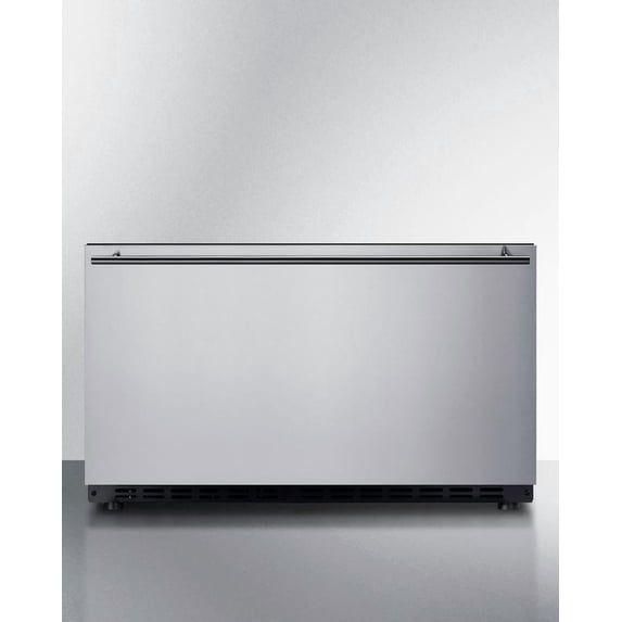 Summit Sdr30 30 Inches Wide 2.54 Cu. Ft. Refrigerator Drawer - Stainless Steel
