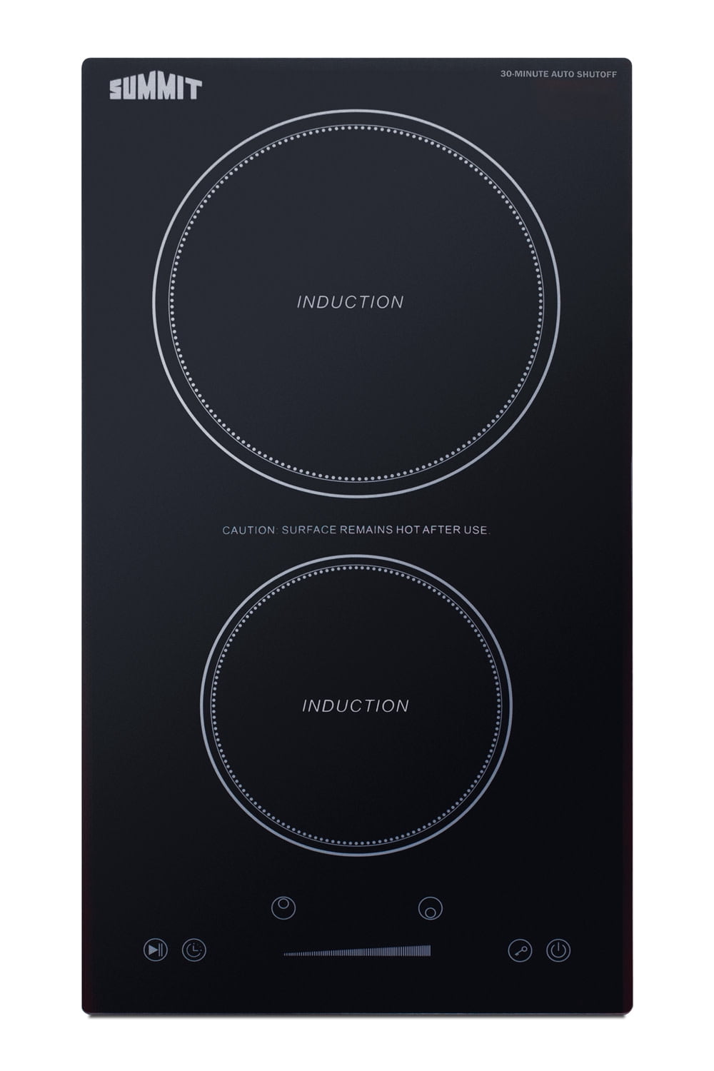 Summit Sinch115v2 12" Wide 2 Burner Electric Cooktop - Black