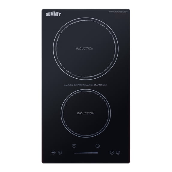 Summit Sinch115v2 12" Wide 2 Burner Electric Cooktop - Black