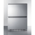 thumbnail image 1 of Summit Sprf34d 24 Inches Wide 3.9 Cu. Ft. Compact Refrigerator - Stainless Steel, 1 of 7