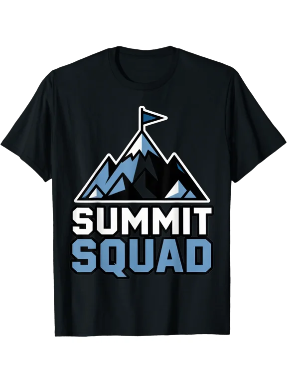 Summit Squad Adventure Enthusiasts Hiking Group T-Shirt