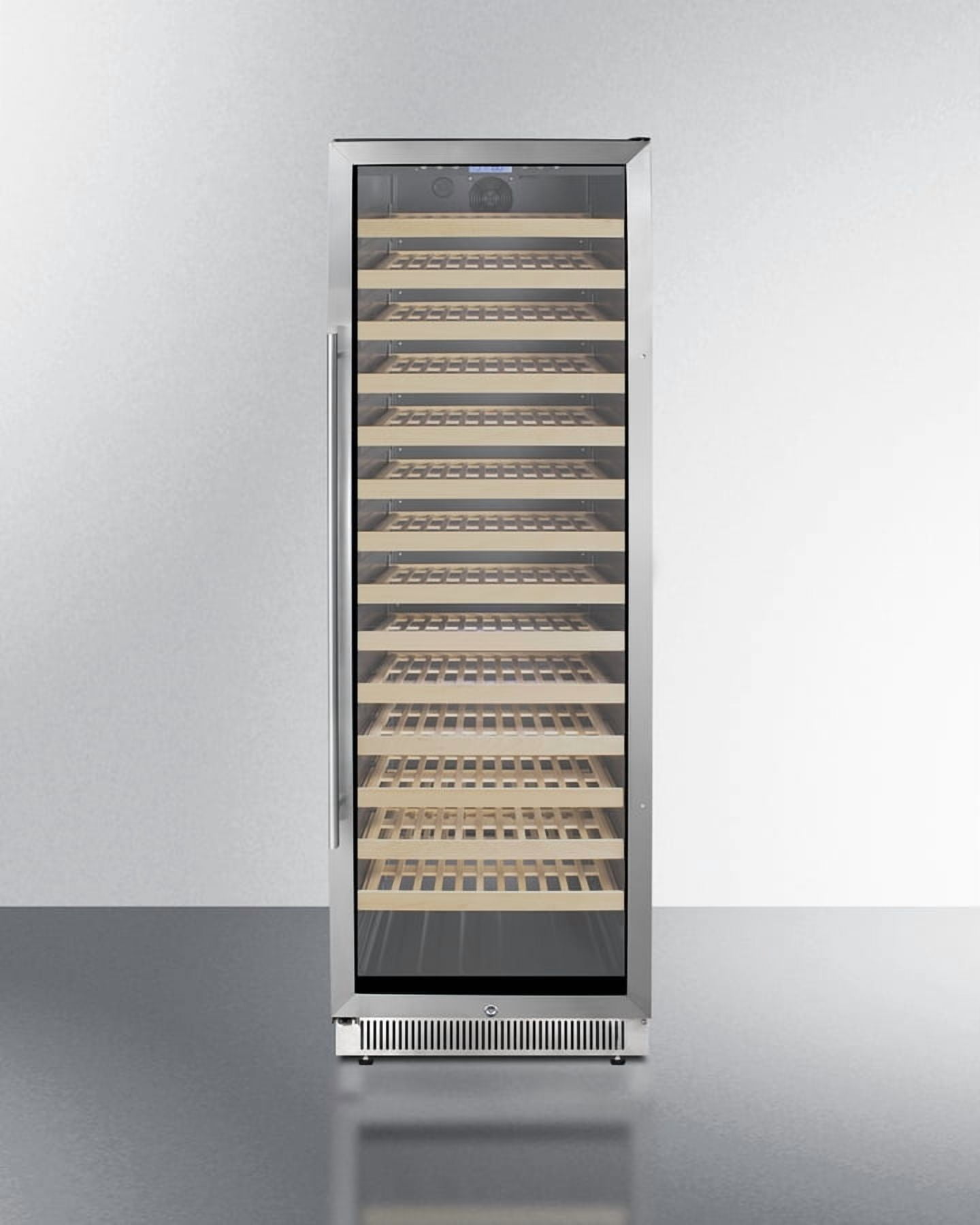 Summit Swc1926bc 24 In Wide 165 Bottle Capacity Built-In / Free Standing Wine Cooler -
