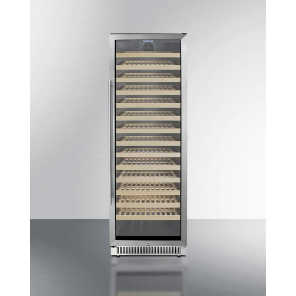 Summit Swc1926bc 24 In Wide 165 Bottle Capacity Built-In / Free Standing Wine Cooler -