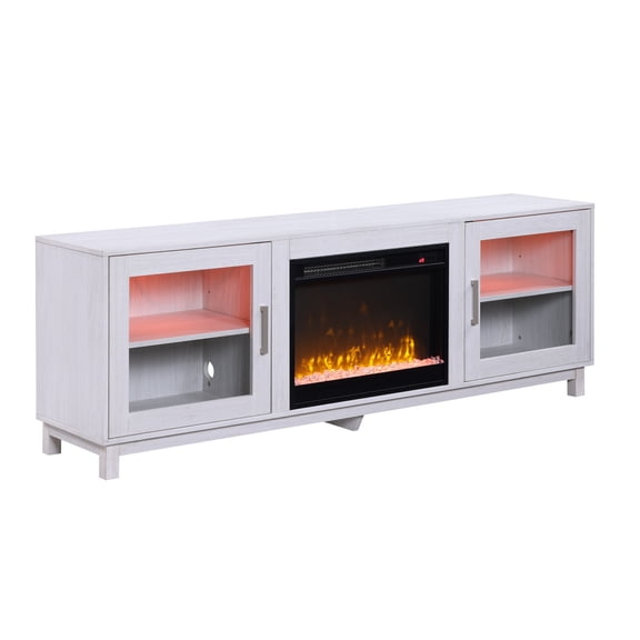 Summit TV Stand Console with Fireplace - Luxurious, Cozy, and Functional