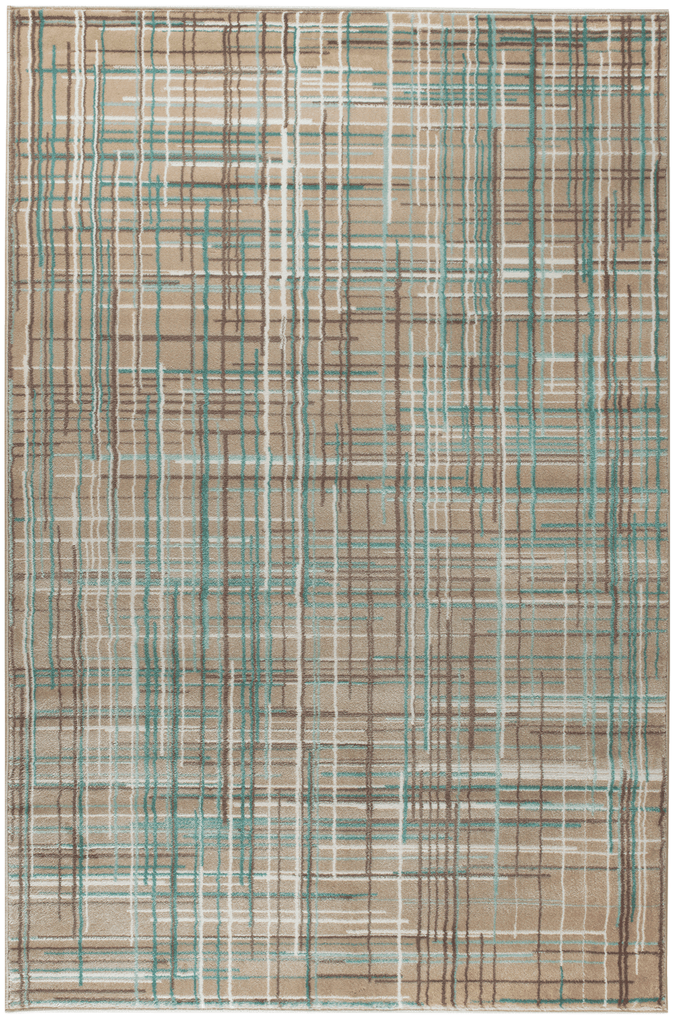 Summit Taupe Abstract Area Rug (8' x 11')