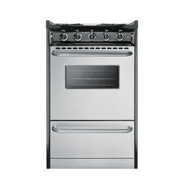 SUMMIT 20" Wide Gas Range, Open Burners