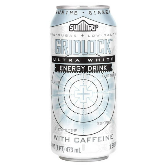 Summit Ultra White Energy Drink, 16 fl oz Can - (Pack of 2)