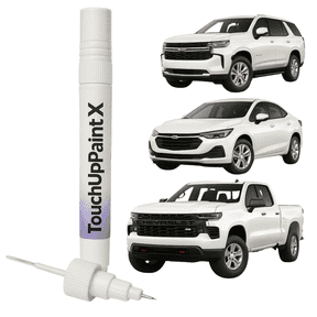 Summit White (GAZ/WA8624) Scratch Fix Touch Up Paint for Chevrolet OEMCar Paint Repair Kit Quick & Easy 2-in-1 Paint Pen & Brush for Scratch and Chip Repair Fast Drying (12 mL) by TouchUpPaintX