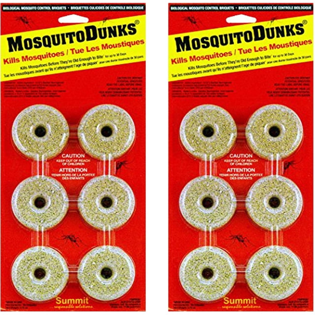  Summit Mosquito Dunks 102-12, Outdoor Mosquitoes Insect Repellent, All Motiv 