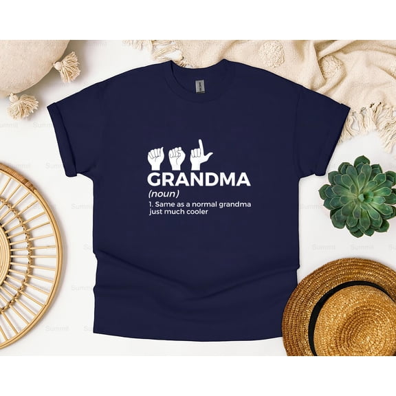 Summit84 Funny ASL Grandma Definition American Sign Language T-Shirt, SW, Hoodie, for Unisex, up to size 5XL.