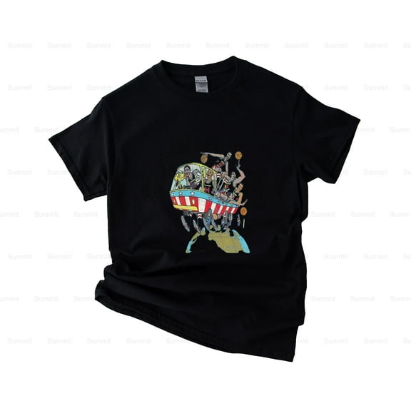 Summit86 Harlem Globetrotters 1971 Basketball, Sports Graphic T Shirt, for Unisex, up to size 5XL.