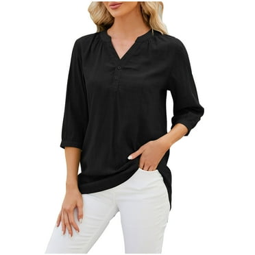 Summmer Clearance Giftesty Women's Summer Solid Lace V-Neck Bubble Short Sleeve Solid T-Shirt Top