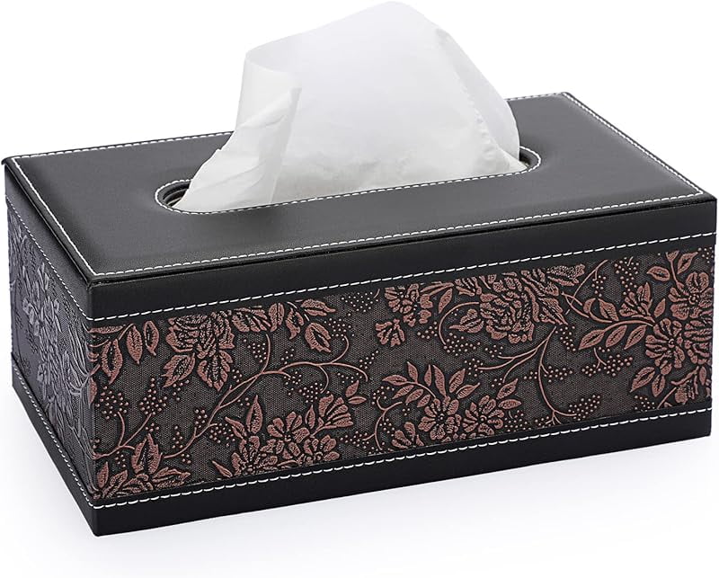 Sumnacon Rectangular Tissue Box Cover - Stylish Tissue Box Holder with ...