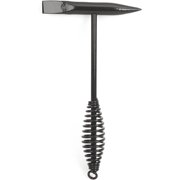 Chipping Hammer, 11 in, Flat/Pointed Head, Steel Handle