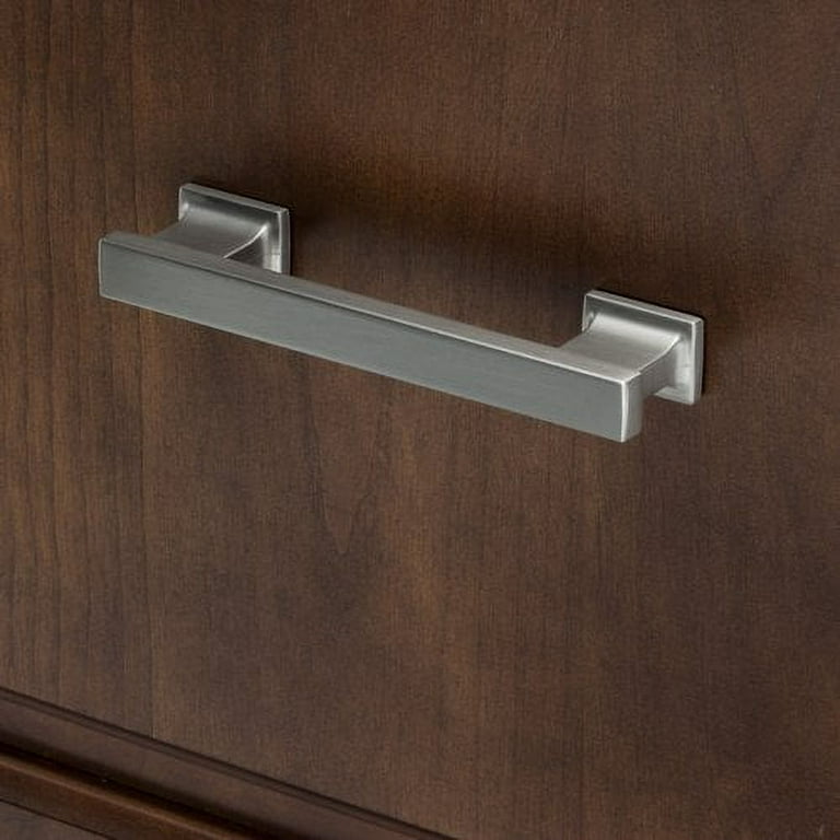High Desert 3-1/2 in. Satin Nickel Drawer Pull (10-Pack) High Desert 3-1/2 in. Satin Nickel Drawer Pull (10-Pack)