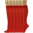 thumbnail image 1 of Sumona 6 Pairs Women Opaque Stretchy Spandex Knee High Trouser Socks, 1 of 1