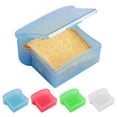 thumbnail image 1 of Sumovey Clearance! Sandwich Box, 20 Oz Shape Sandwich Box Food Grade Pp Made Allow Microwave Heating And Preservation 5.5" X 4.7" X 2" Food Storage Sandwich Containers for Lunch Prep, Sandwich Box X1, 1 of 7
