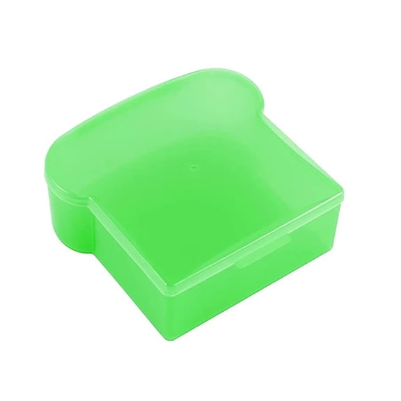 Sumovey Clearance! Sandwich Box, 20 Oz Shape Sandwich Box Food Grade Pp Made Allow Microwave Heating And Preservation 5.5" X 4.7" X 2" Food Storage Sandwich Containers for Lunch Prep, Sandwich Box X1