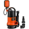 thumbnail image 1 of Sump Pump, PROSTORMER 1HP 3700GPH Submersible Clean/Dirty Water Pump with Automatic Float Switch for Pool, Pond,Garden, Flooded Cellar, Aquarium and Irrigation, 1 of 5