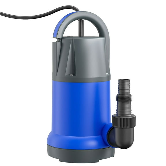 Sump Pump Submersible Water Pump 1HP 3700GPH Portable Electric Utility Pumps for Pool Draining Hot Tub Basement