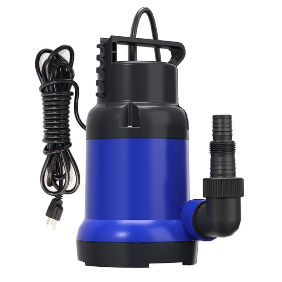 Hot Tub Water Pump 1HP 3500GPH Electric Submersible Portable Sump Pump for Pool Draining Transfer