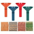 thumbnail image 1 of Sumrftn Coin Sorter Plastic Counter with 4 Tubes & 100 Wrappers, Multicolor, 4-Piece, 1 of 6