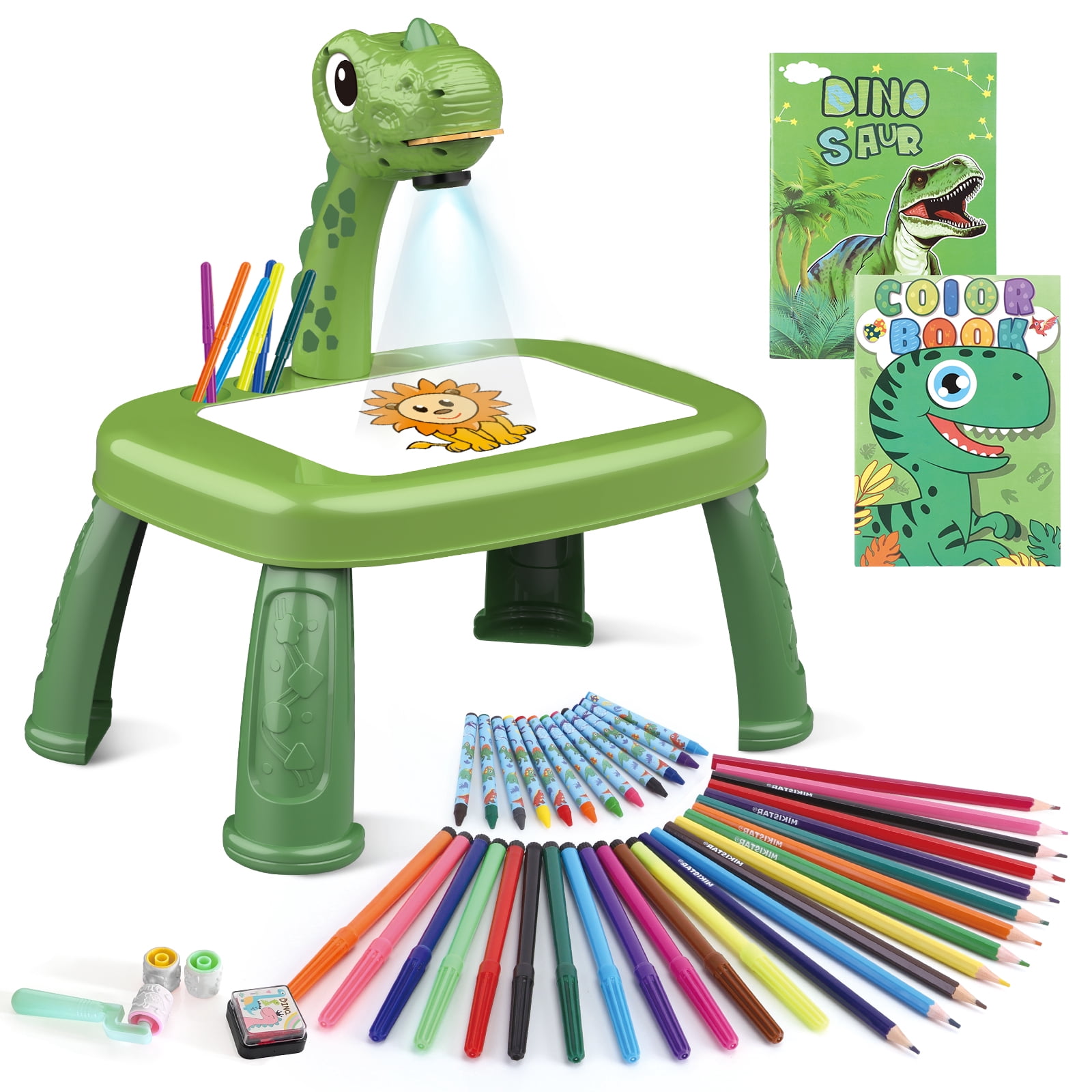 Sumsoltic Dinosaur Drawing Projector Art and Craft Kit for 3+ Years