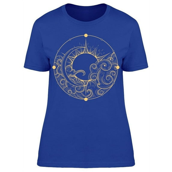 Sun And Moon T-Shirt Women -Image by Shutterstock, Female 3X-Large