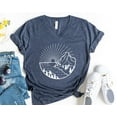 thumbnail image 1 of Sun And Mountain T-Shirt, Camping Shirt, Adventure Shirt, Explore Shirt, Hiking Shirt, Gift For Camper, Nature Shirt, Wanderlust Shirt TH210531, 1 of 5