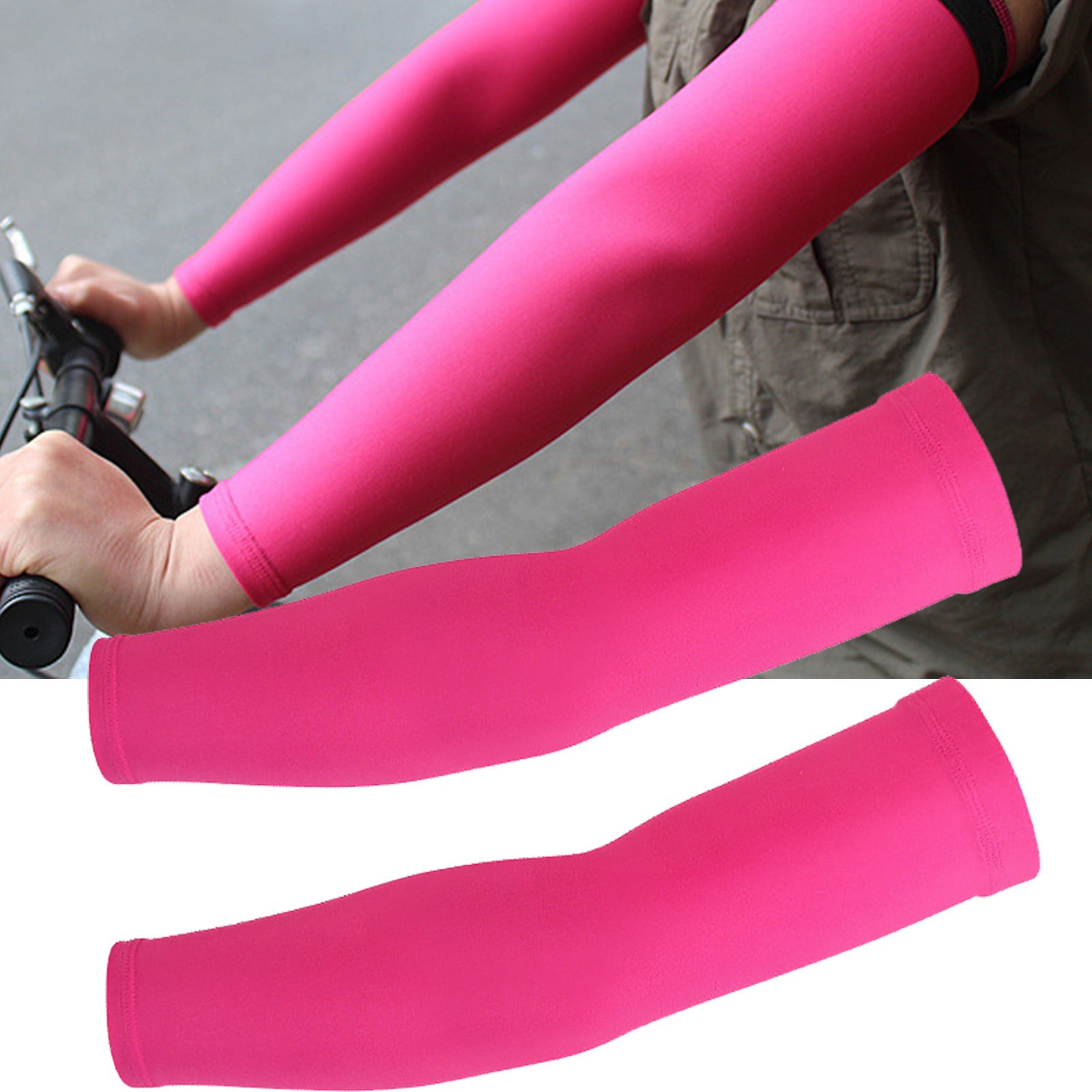 Sun Arm Sleeves For Men & Women UPF 50+ Athletic Sports Sleeve W/ Hand