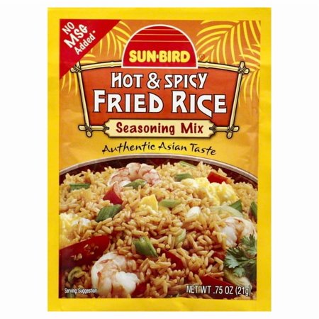 Sun-BirdvÇ¬Æ Hot & Spicy Fried Rice Seasoning Mix 0.75 oz. Packet