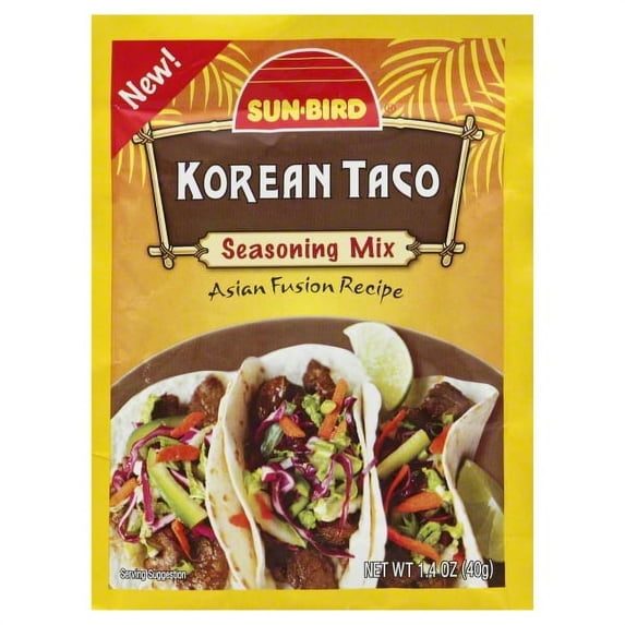 Sun-Bird® Korean Taco Seasoning Mix 1.4 oz. Packet