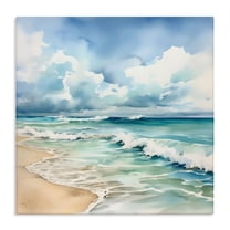 Stupell Industries Sun Bleached Serene Coast Canvas Wall Art, design by LSR Design Studio, 36 x 36