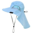 thumbnail image 1 of Sun Blocker Adventure hat UPF 50+ rated Outdoor hat Wide brim with Back flap, 1 of 6