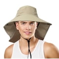 thumbnail image 1 of Sun Blocker Adventure hat UPF 50+ rated Outdoor hat Wide brim with Back flap, 1 of 6