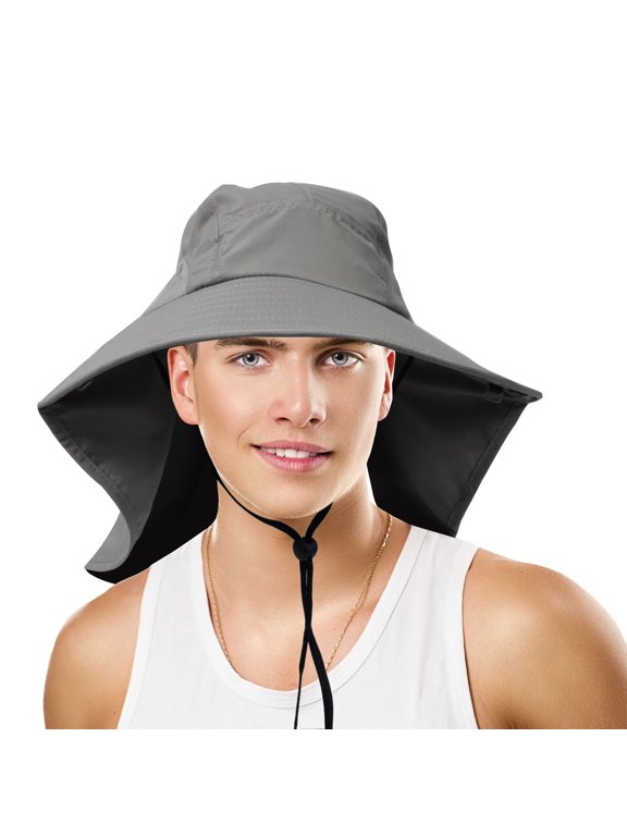 Adventure hat UPF 50+ rated Outdoor hat Wide brim with Back flap