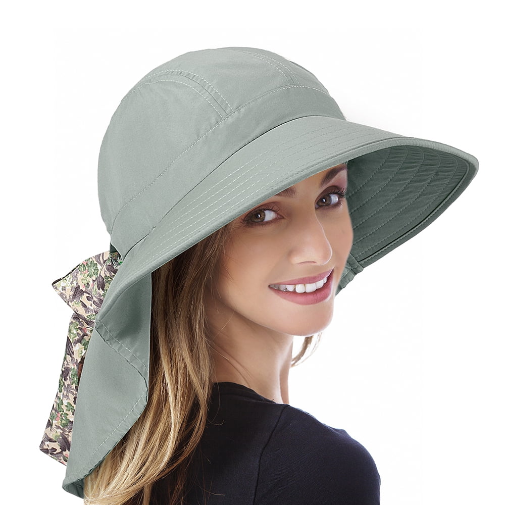 Sun Hats For Women Wide Brim Straw Boater Hat Foldable Packable Beach Hat  For Summer