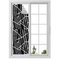 thumbnail image 1 of Sun Blocking Glass Window Film, Black White Stripes Window Privacy Film Frosted, Modern Abstract Art Geometric Reusable Windows Privacy Sticker for Home Decor, Nursery, 23.6 x 78.7 Inches, 1 of 9